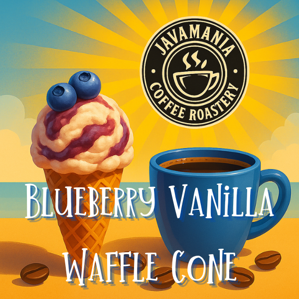 Blueberry Vanilla Waffle Cone