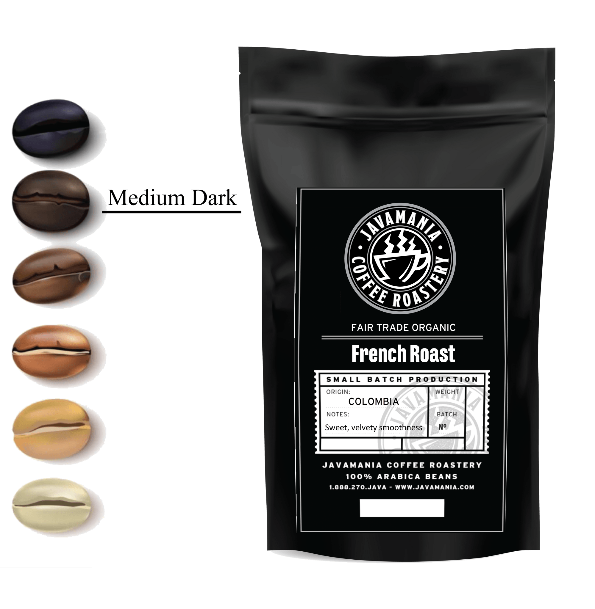 Fair Trade Organic French Roast - JavaMania Pro