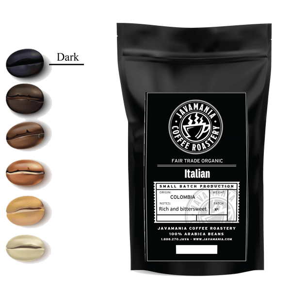 Fair Trade Organic Italian Roast - JavaMania Pro
